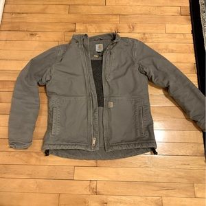 Women’s Carhartt Full T Swing jacket in grey, great used condition. Size small